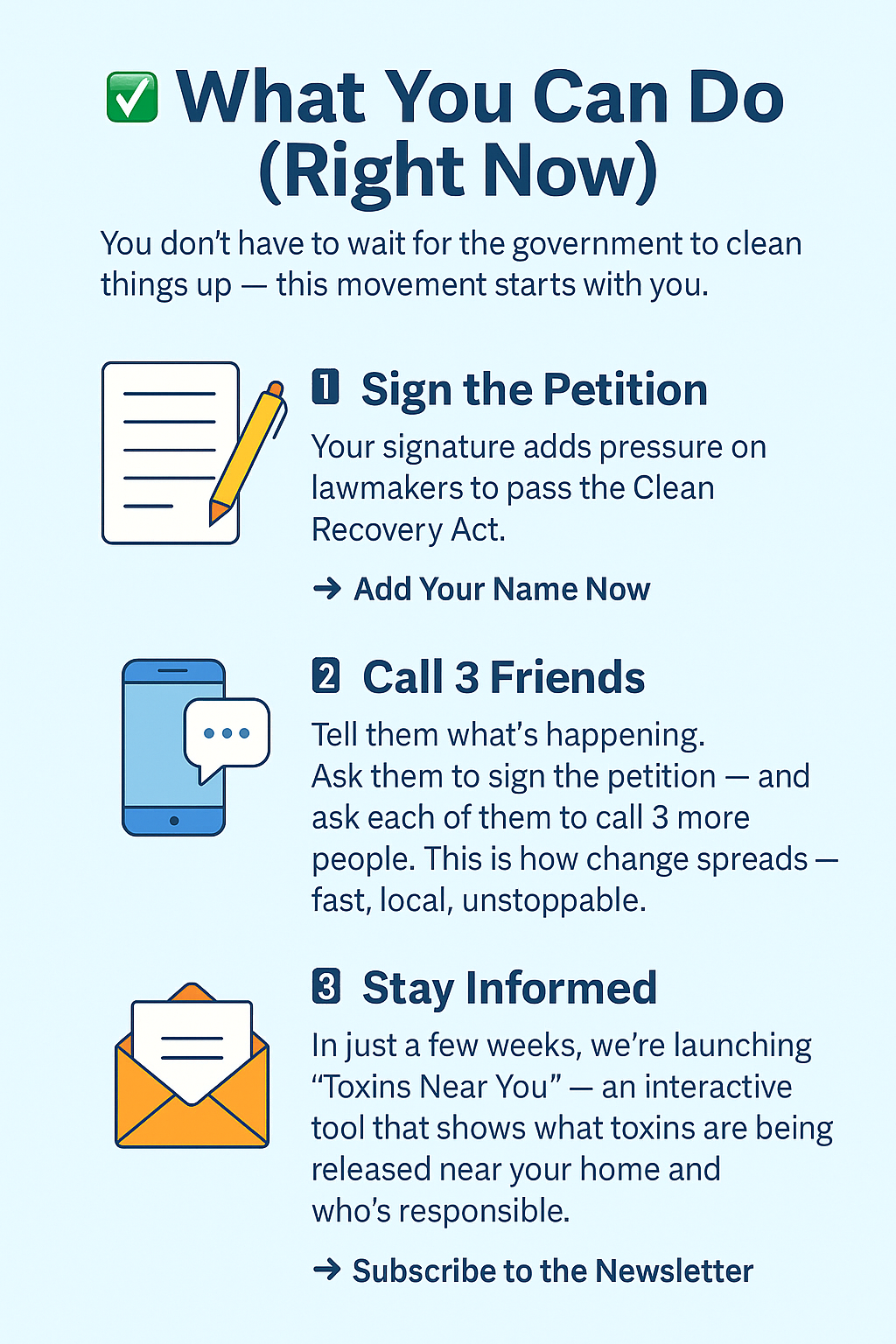 The Clean Recovery Act